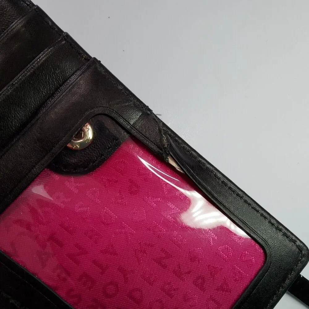 Kate Spade NY Striped Patent Bifold Snap Wallet